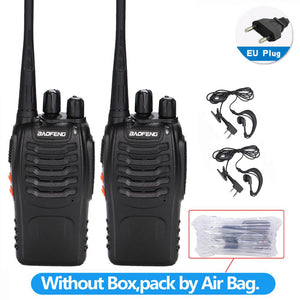 2 pièces Baofeng BF-888S talkie-walkie 5W radio bidirectionnelle Portable CB Radio UHF 400-470MHz 16CH Comunicador émetteur-récepteur