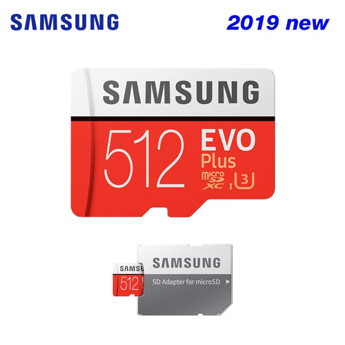 SAMSUNG-carte Micro SD EVO Plus + + 512 go/256 go/128 go, SDHC, U3, U1, TF, classe 10, 100% originale