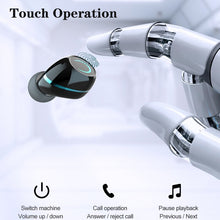 Load image into Gallery viewer, G08 Bluetooth 5.1 écouteur contrôle tactile sans fil Headphons HiFi IPX7 étanche écouteurs casque avec LED affichage boîte de charge
