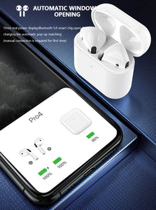 Écouteurs Pro4 sans fil écouteurs suppression Active du bruit, écouteurs Bluetooth Boltune, réduction intelligente du bruit pour des appels clairs,