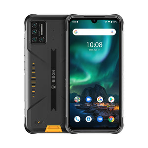 UMIDIGI BISON IP68/IP69K téléphone robuste étanche 48MP matrice Quad caméra 6.3 "FHD + affichage 6GB + 128GB NFC Android 10 Smartphone