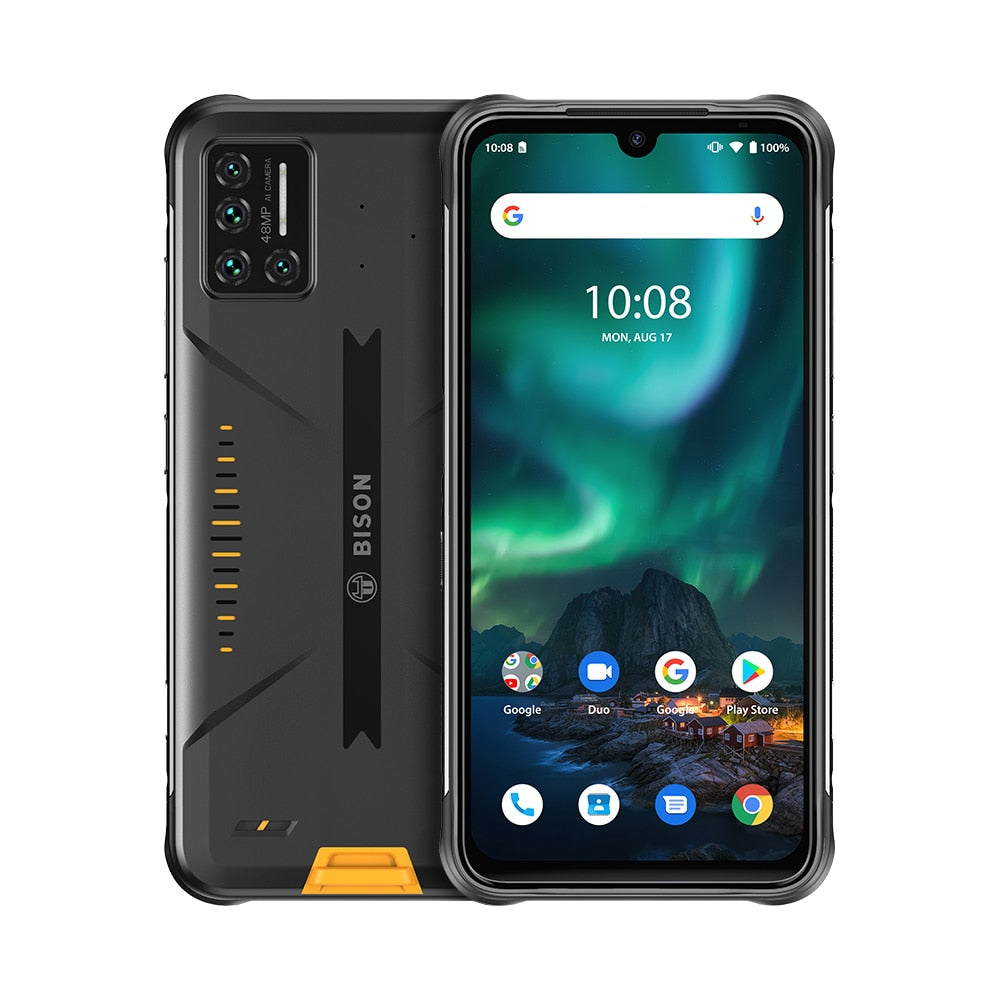 UMIDIGI BISON IP68/IP69K téléphone robuste étanche 48MP matrice Quad caméra 6.3 