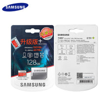 Load image into Gallery viewer, Carte mémoire SAMSUNG EVO PLUS 128 go haute vitesse 100 mo/s Micro SD classe 10 cartes U3 TF UHS-I carte Micro SD 64 go
