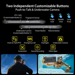 UMIDIGI BISON IP68/IP69K téléphone robuste étanche 48MP matrice Quad caméra 6.3 "FHD + affichage 6GB + 128GB NFC Android 10 Smartphone