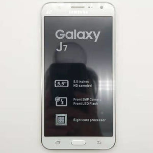 Samsung Galaxy J7 débloqué Duos GSM 4G LTE Android téléphone portable Octa Core double Sim 5.5 "RAM 1.5GB ROM 16GB remis à neuf