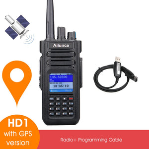 DMR Radio RETEVIS Ailunce HD1 Ham Radio Digital Walkie Talkie Waterproof GPS VFO FM 10W VHF UHF Dual Band DMR Radio Communicator