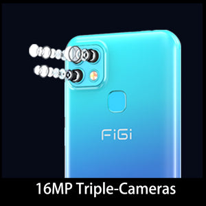 FIGI Note 1 pro Smartphone 6.6 pouces affichage 4000mAh batterie Helio P25 Octa Core 4GB 128GB téléphone portable 16MP Triple caméra téléphone