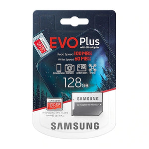 SAMSUNG EVO Plus carte mémoire Class10 100 mo 256GB 128GB 64GB Micro cartes SD UHS-I U3 4k MicroSDXC TF carte pour caméra drone
