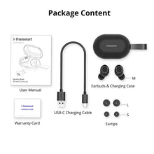 Load image into Gallery viewer, [Nouvelle Version] Tronsmart Spunky battre TWS Bluetooth écouteurs QualcommChip Tech APTX sans fil écouteurs avec CVC 8.0 (Black)
