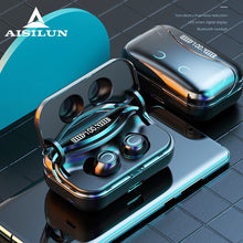 Load image into Gallery viewer, G08 Bluetooth 5.1 écouteur contrôle tactile sans fil Headphons HiFi IPX7 étanche écouteurs casque avec LED affichage boîte de charge (G08)
