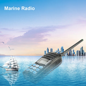 RETEVIS RT55 Professional VHF Marine Radio Float Walkie Talkie Waterproof Two-way Radio NOAA Weather Alert 5W Marine VHF Radio