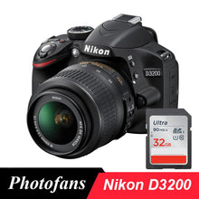 Load image into Gallery viewer, Nikon  D3200 DSLR Digital Camera with 18-55 Lens Kits (Brand New）
