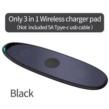 Load image into Gallery viewer, Support de chargeur sans fil 3 en 1 Qi 15W Station de chargement rapide pour Apple Watch iWatch6 5 4 3 AirPods Pro pour iPhone 12 11 XS XR
