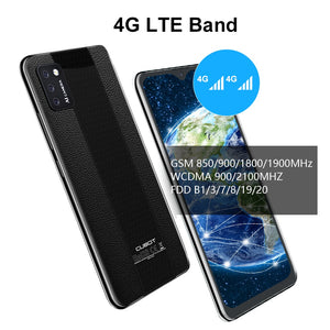 Cubot Note 7 Smartphone Triple Camera13MP 4G LTE 5.5 pouces écran 3100mAh Android 10 double carte SIM téléphone portable visage déverrouillage 2GB+16GB