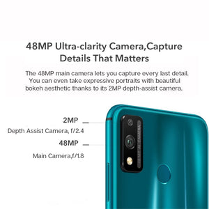In Stock Global Version Moblie Phone Honor 9X Lite  4G 128G 48MP Camera Kirin 710 6.5''  Android P GPU Turbo 3.0 NFC