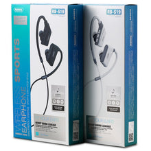 Load image into Gallery viewer, Remax Rb-S19 Sports de plein air sans fil Bluetooth casque oreille-crochet Hifi stéréo basse réduction du bruit casque pour iphone
