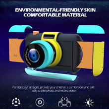 Load image into Gallery viewer, Children&#39;s Mini Camera Mini 2.4 Inch Ful HD Screen Dual Lens Digital Camera Toy Holiday Photo Video Christmas Gift Camera Toy
