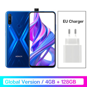 Smartphone 48MP AI Triples Camera 6.59'' Global Version Honor 9X 4GB 128GB Mobile Phone