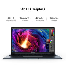 Load image into Gallery viewer, CHUWI Laptop Pro 14.1 Inch Intel Gemini-Lake N4100 Quad Core 8GB RAM 256GB SSD,  Laptop with Backlitght Keyboard
