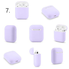 Load image into Gallery viewer, Soft Silicone Cases For Apple Airpods 1/2 Protective Case Bluetooth Wireless Earphone Cover For Apple air pods Charging Box Bags
