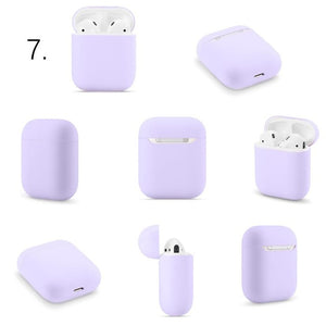 Soft Silicone Cases For Apple Airpods 1/2 Protective Case Bluetooth Wireless Earphone Cover For Apple air pods Charging Box Bags