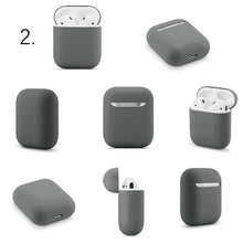 Load image into Gallery viewer, Soft Silicone Cases For Apple Airpods 1/2 Protective Case Bluetooth Wireless Earphone Cover For Apple air pods Charging Box Bags

