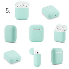 Load image into Gallery viewer, Soft Silicone Cases For Apple Airpods 1/2 Protective Case Bluetooth Wireless Earphone Cover For Apple air pods Charging Box Bags
