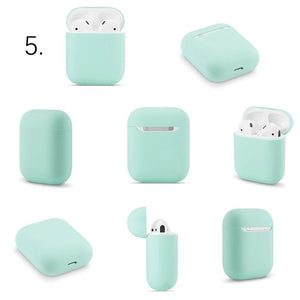 Soft Silicone Cases For Apple Airpods 1/2 Protective Case Bluetooth Wireless Earphone Cover For Apple air pods Charging Box Bags