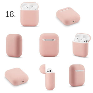 Soft Silicone Cases For Apple Airpods 1/2 Protective Case Bluetooth Wireless Earphone Cover For Apple air pods Charging Box Bags