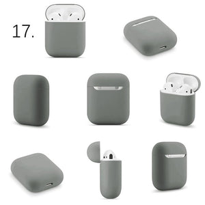 Soft Silicone Cases For Apple Airpods 1/2 Protective Case Bluetooth Wireless Earphone Cover For Apple air pods Charging Box Bags