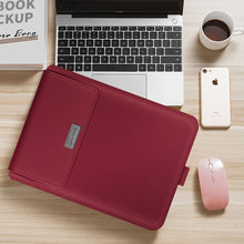 Load image into Gallery viewer, Laptop Bag PU Leather Sleeve Bag Case For Macbook Air Pro 13 15 Notebook Sleeve Bag For Macbook air 11 12 13.3 15.4 inch Case
