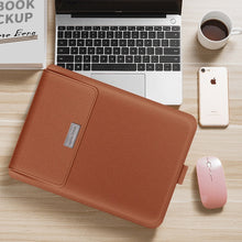 Load image into Gallery viewer, Laptop Bag PU Leather Sleeve Bag Case For Macbook Air Pro 13 15 Notebook Sleeve Bag For Macbook air 11 12 13.3 15.4 inch Case
