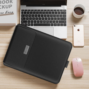 Laptop Bag PU Leather Sleeve Bag Case For Macbook Air Pro 13 15 Notebook Sleeve Bag For Macbook air 11 12 13.3 15.4 inch Case