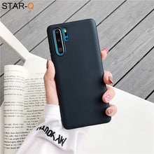 Load image into Gallery viewer, candy color silicone phone case for huawei p30 lite pro p20 lite p10 p smart plus z 2019 2018 matte soft tpu back cover
