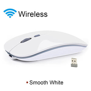 Wireless Mouse Computer Bluetooth Mouse Silent PC Mause Rechargeable Ergonomic Mouse 2.4Ghz USB Optical Mice For Laptop PC