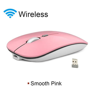 Wireless Mouse Computer Bluetooth Mouse Silent PC Mause Rechargeable Ergonomic Mouse 2.4Ghz USB Optical Mice For Laptop PC