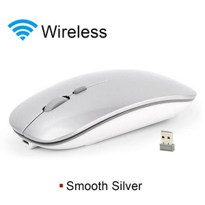 Wireless Mouse Computer Bluetooth Mouse Silent PC Mause Rechargeable Ergonomic Mouse 2.4Ghz USB Optical Mice For Laptop PC