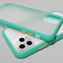 Load image into Gallery viewer, Mint Simple Matte Bumper Phone Case for iphone 11 Pro XR X XS Max SE 6S 6 8 7 Plus Shockproof Soft TPU Silicone Clear Case Cover
