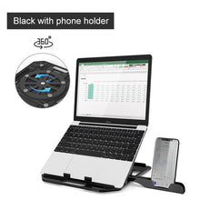 Load image into Gallery viewer, Height Adjustment Laptop Stand For Macbook Pro Notebook Support 360 Degree Rotating Bottom Computer Stand Riser Cooling Pad
