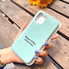 Load image into Gallery viewer, Official With LOGO Silicone Case For iphone 7 8 6 6s plus phone Case For apple iphone 11 pro max xr xs max x se 2020 Cover

