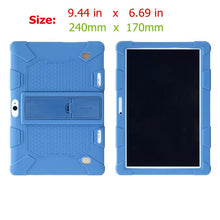 Load image into Gallery viewer, Funda Tablet 10.1 Universal Case Soft Silicone for 10 10.1 inch Android Tablet PC Soft Shockproof Cover Case L 9.44in W 6.69in
