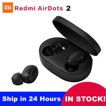 Load image into Gallery viewer, Xiaomi Redmi Airdots 2 TWS Mi True Wireless Bluetooth Earphones Stereo Bass Bluetooth 5.0 With Mic Handsfree Earbuds AI Control
