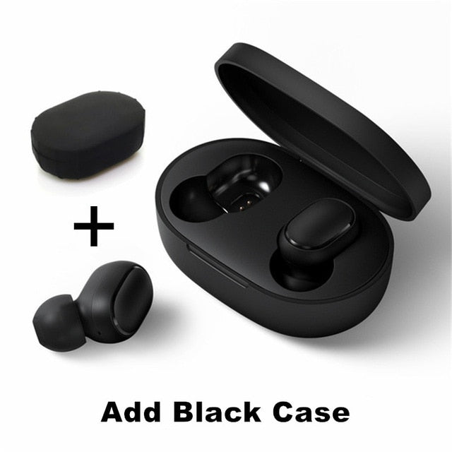 Xiaomi Redmi Airdots 2 TWS Mi True Wireless Bluetooth Earphones Stereo Bass Bluetooth 5.0 With Mic Handsfree Earbuds AI Control