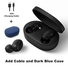 Load image into Gallery viewer, Xiaomi Redmi Airdots 2 TWS Mi True Wireless Bluetooth Earphones Stereo Bass Bluetooth 5.0 With Mic Handsfree Earbuds AI Control
