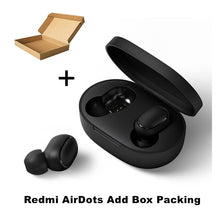 Load image into Gallery viewer, Xiaomi Redmi Airdots 2 TWS Mi True Wireless Bluetooth Earphones Stereo Bass Bluetooth 5.0 With Mic Handsfree Earbuds AI Control
