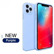 Load image into Gallery viewer, 2020 New Luxury Liquid Silicone Case For iPhone 11 Pro Max 12  protector Case For iPhone X XS MAX XR 7 8 6 6S PLUS SE 2020 Cover
