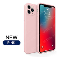Load image into Gallery viewer, 2020 New Luxury Liquid Silicone Case For iPhone 11 Pro Max 12  protector Case For iPhone X XS MAX XR 7 8 6 6S PLUS SE 2020 Cover
