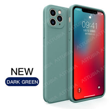 Load image into Gallery viewer, 2020 New Luxury Liquid Silicone Case For iPhone 11 Pro Max 12  protector Case For iPhone X XS MAX XR 7 8 6 6S PLUS SE 2020 Cover
